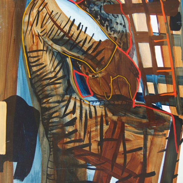 De Tempo Mann, Olieverf op paneel, 50x65 cm