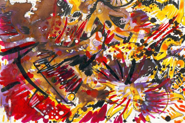 This is not the true, mixed media, MDF, ± 20 x 30 cm