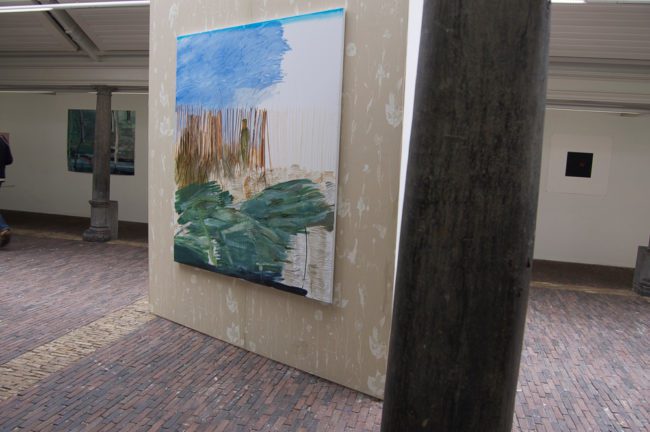 In Flanders Fields, installatie, schilderij, behangpapier, Vishal Haarlem, juni 2012