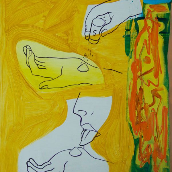 De Tempo Mann, Olieverf op paneel, 50x65 cm