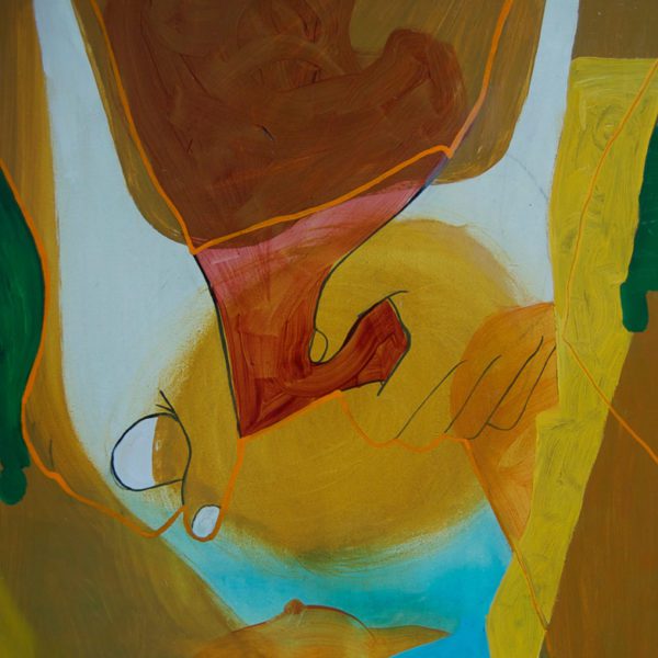 De Tempo Mann, Olieverf op paneel, 50x65 cm