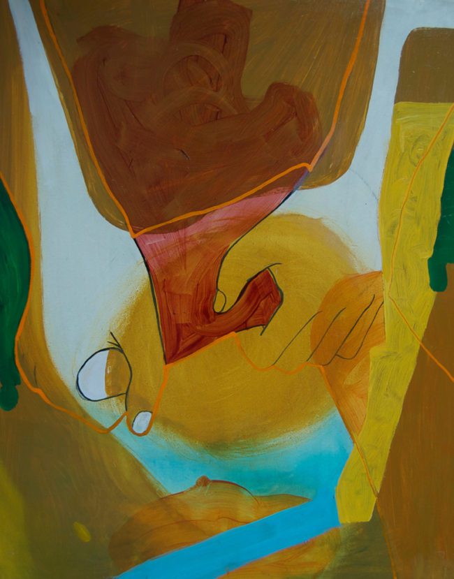 De Tempo Mann, Olieverf op paneel, 50x65 cm