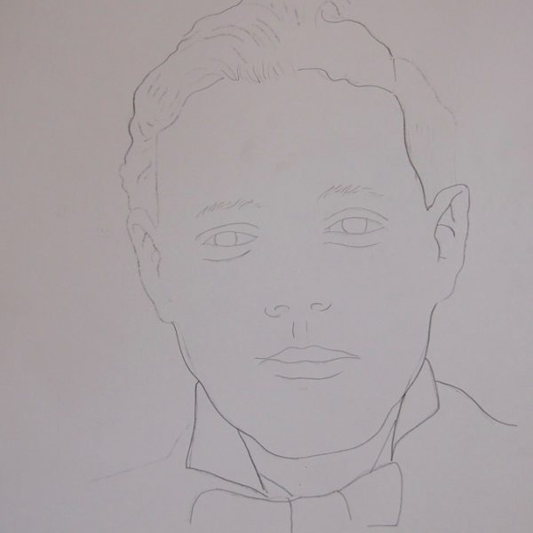 Die Macher, schetsen, potlood op papier, ca 23*35 cm