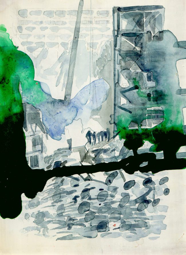 The Myth, Gemengde techniek op MDF, ± 20 x 30 cm