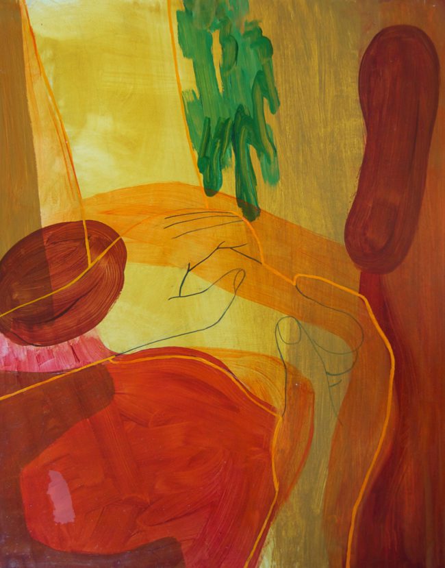 De Tempo Mann, Olieverf op paneel, 50x65 cm