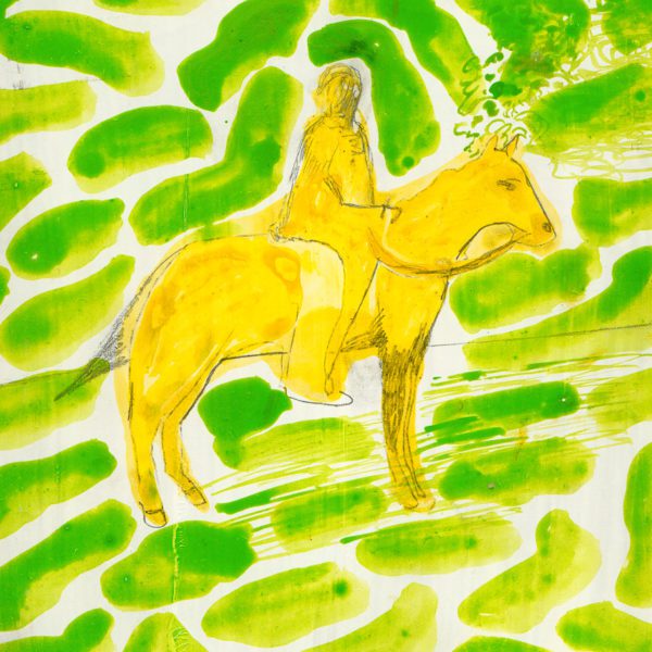 The Myth, Gemengde techniek op MDF, ± 20 x 30 cm