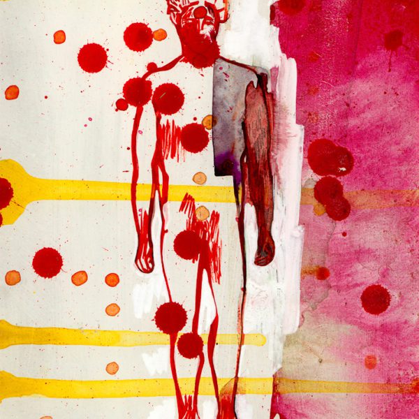 The Myth, Gemengde techniek op MDF, ± 20 x 30 cm