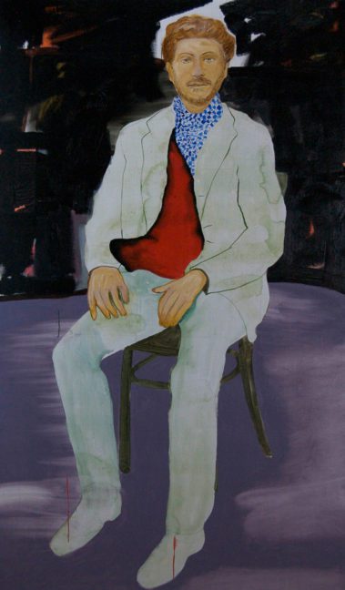 Die Macher 1, olieverf op doek, 90 x 160 cm, 2009/2010