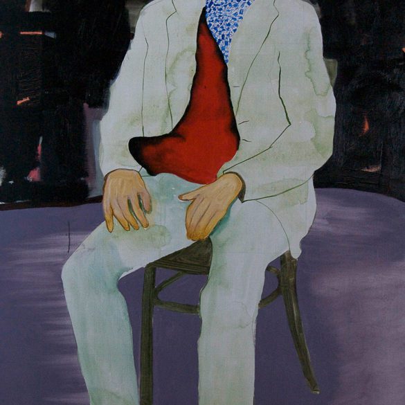 Die Macher 1, olieverf op doek, 90 x 160 cm, 2009/2010