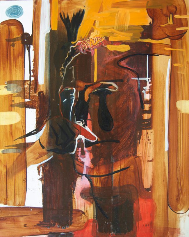 De Tempo Mann, Olieverf op paneel, 50x65 cm