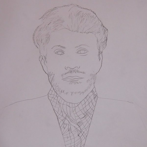 Die Macher, schetsen, potlood op papier, ca 23*35 cm