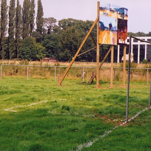 Playtime, installatie/detail, Kunstmanifestatie langs de Dommel, Sint Michielsgestel 2001