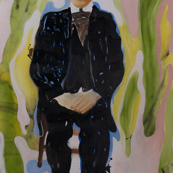 Die Macher 4, Olieverf op doek, 90 x 160 cm, 2009/2010