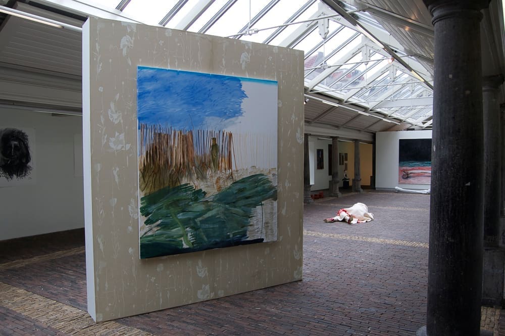 In Flanders Fields In Flanders Fields, installatie , schilderij, behangpapier, Vishal Haarlem, june 2012