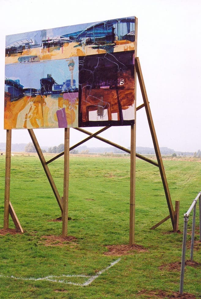 Playtime Playtime, installatie/detail, Kunstmanifestatie langs de Dommel, Sint Michielsgestel 2001