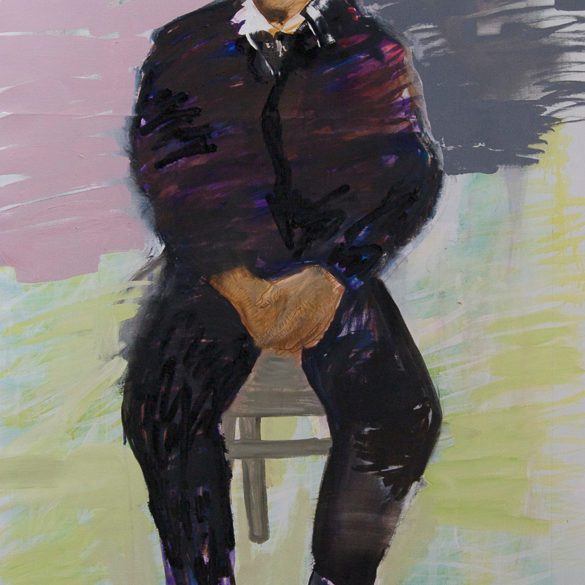 Die Macher 5, Olieverf op doek, 90 x 160 cm, 2009/2010