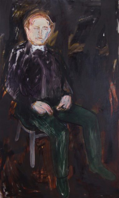 Die Macher 6, Olieverf op doek, 90 x 160 cm, 2009/2010