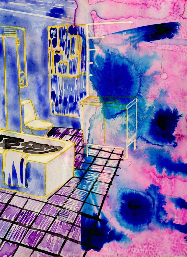 The Myth, Gemengde techniek op MDF, ± 20 x 30 cm