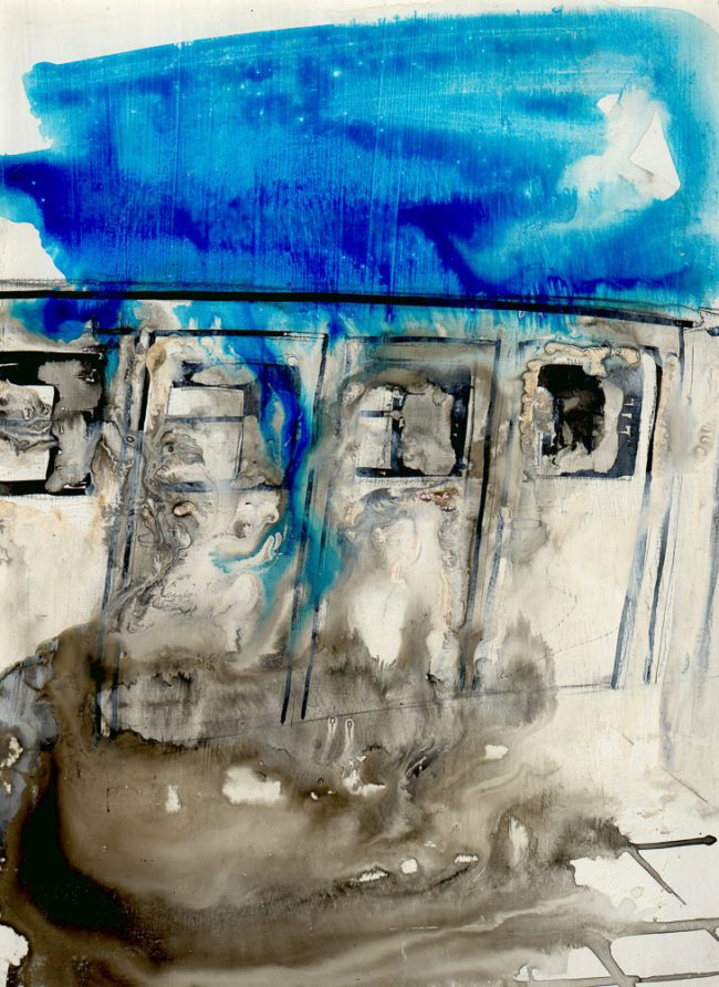 The Myth, Gemengde techniek op MDF, ± 20 x 30 cm