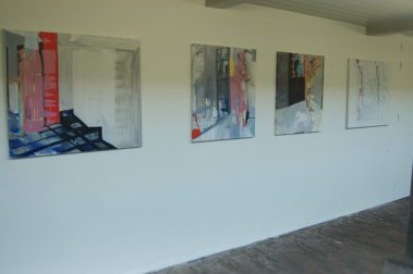 The Washing, Olieverf op doek, tentoonstelling Fiat lux, Vishal Haarlem 2013