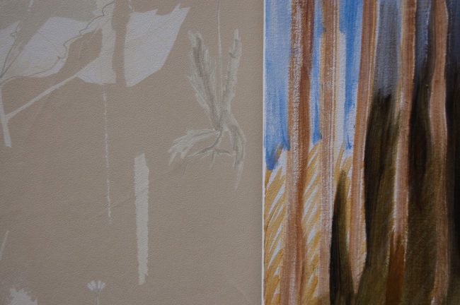 In Flanders Fields, installatie, schilderij, behangpapier, Vishal Haarlem, juni 2012