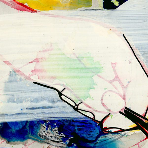 The Myth, Gemengde techniek op MDF, ± 20 x 30 cm