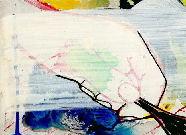 The Myth, Gemengde techniek op MDF, ± 20 x 30 cm