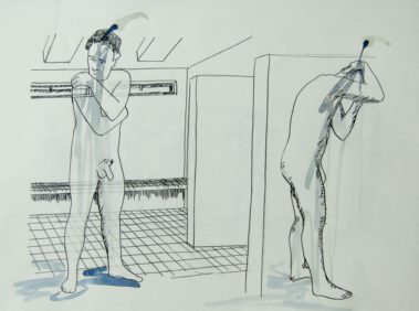 The Washing, Tekening, 50x 56, 2013