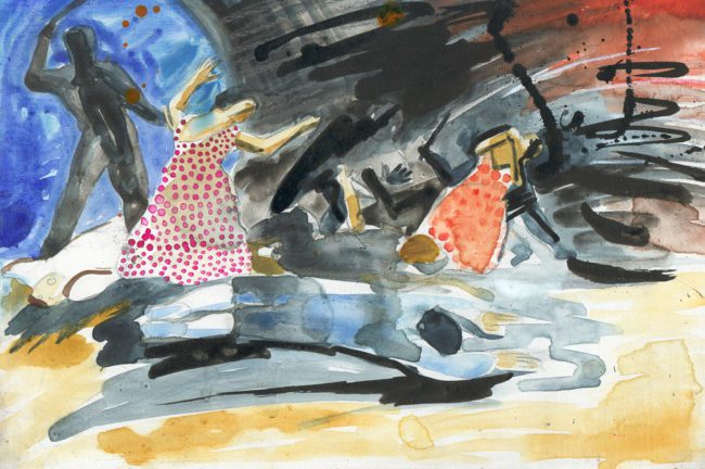 This is not the true, mixed media, MDF, ± 20 x 30 cm