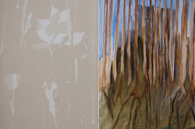 In Flanders Fields, installatie, schilderij, behangpapier, Vishal Haarlem, juni 2012