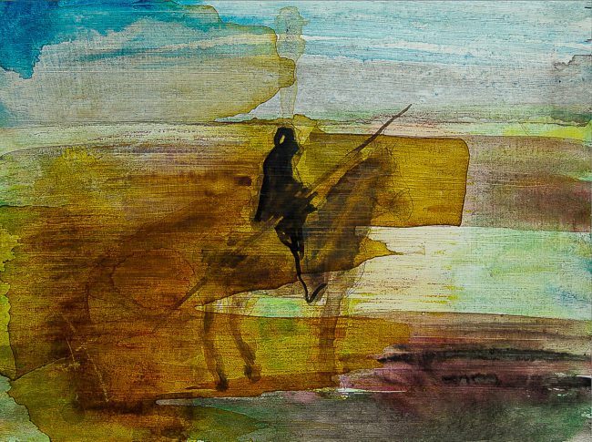 Syncope, documentaire installatie van 50 schilderijen van Marcel van Kerkvoorde over geschiedenis, educatie en erfgoed, Fort bij Asperen, 2018.