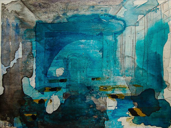 Syncope, documentaire installatie van 50 schilderijen van Marcel van Kerkvoorde over geschiedenis, educatie en erfgoed, Fort bij Asperen, 2018.