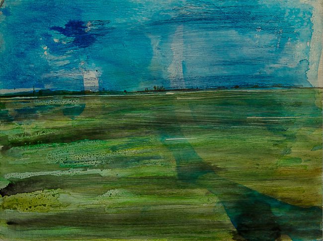 Syncope, documentaire installatie van 50 schilderijen van Marcel van Kerkvoorde over geschiedenis, educatie en erfgoed, Fort bij Asperen, 2018.