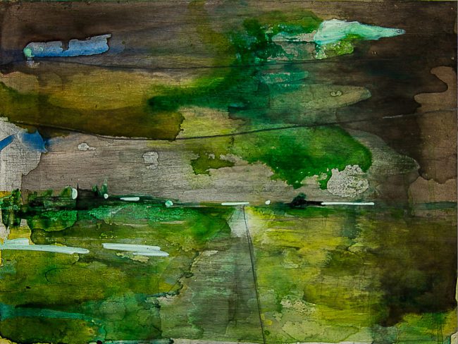 Syncope, documentaire installatie van 50 schilderijen van Marcel van Kerkvoorde over geschiedenis, educatie en erfgoed, Fort bij Asperen, 2018.