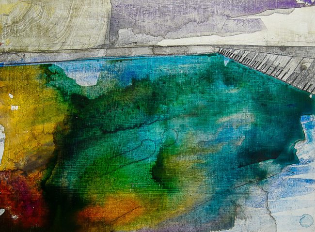 Syncope, documentaire installatie van 50 schilderijen van Marcel van Kerkvoorde over geschiedenis, educatie en erfgoed, Fort bij Asperen, 2018.