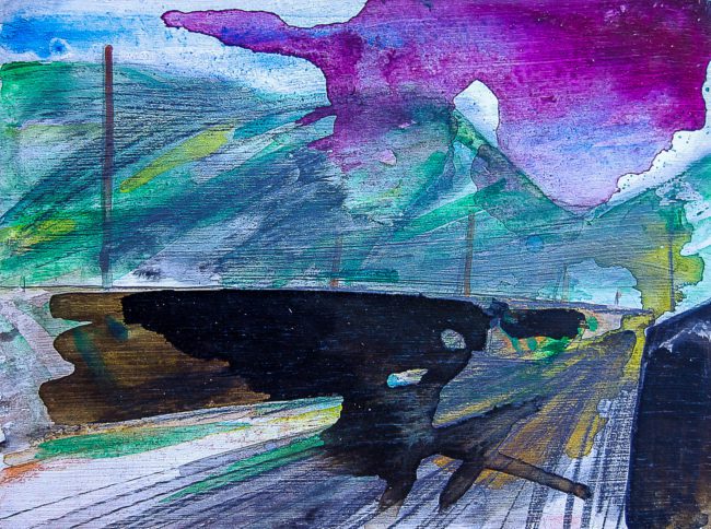 Syncope, documentaire installatie van 50 schilderijen van Marcel van Kerkvoorde over geschiedenis, educatie en erfgoed, Fort bij Asperen, 2018.