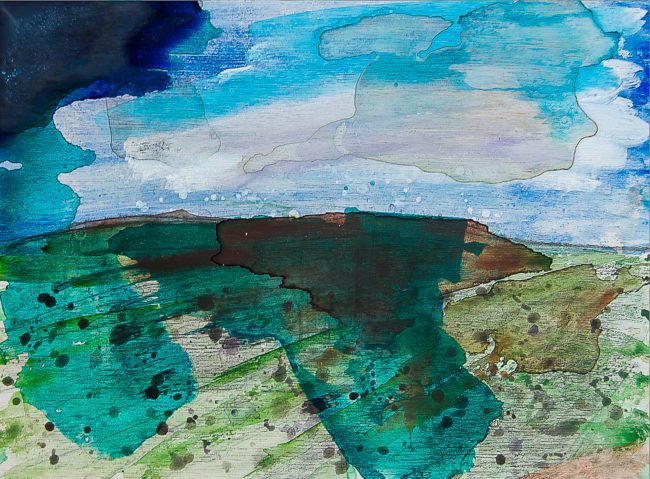 Syncope, documentaire installatie van 50 schilderijen van Marcel van Kerkvoorde over geschiedenis, educatie en erfgoed, Fort bij Asperen, 2018.