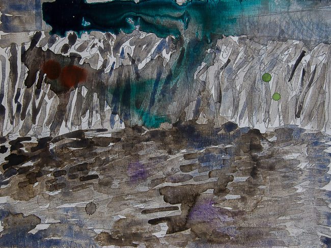 Syncope, documentaire installatie van 50 schilderijen van Marcel van Kerkvoorde over geschiedenis, educatie en erfgoed, Fort bij Asperen, 2018.