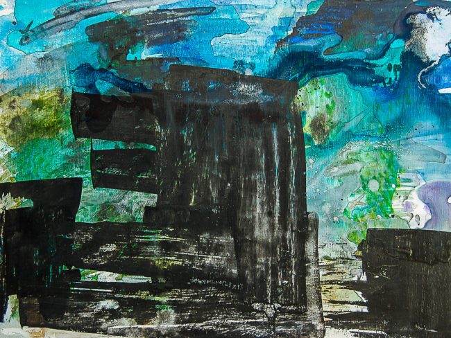 Syncope, documentaire installatie van 50 schilderijen van Marcel van Kerkvoorde over geschiedenis, educatie en erfgoed, Fort bij Asperen, 2018.