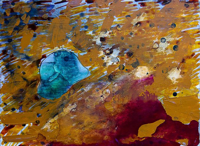 Syncope, documentaire installatie van 50 schilderijen van Marcel van Kerkvoorde over geschiedenis, educatie en erfgoed, Fort bij Asperen 2018.