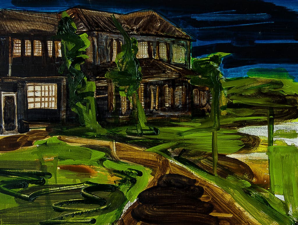 Syncope, documentaire installatie van 50 schilderijen, Fort bij Asperen, 2018