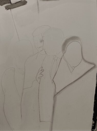 The Donald, 24 tekeningen op plaatmateriaal, 21 x 30 cm, Fort bij Asperen, 2018