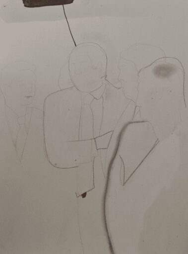 The Donald, 24 tekeningen op plaatmateriaal, 21 x 30 cm, Fort bij Asperen, 2018