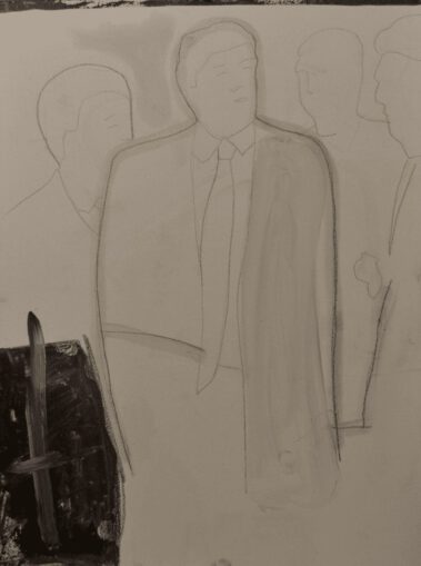 The Donald, 24 tekeningen op plaatmateriaal, 21 x 30 cm, Fort bij Asperen, 2018