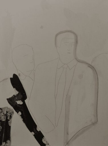 The Donald, 24 tekeningen op plaatmateriaal, 21 x 30 cm, Fort bij Asperen, 2018