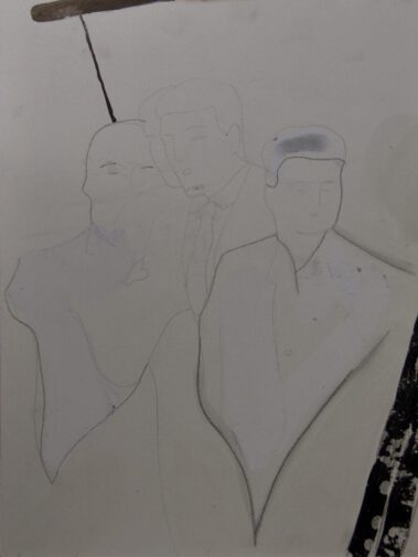 The Donald, 24 tekeningen op plaatmateriaal, 21 x 30 cm, Fort bij Asperen, 2018