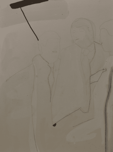 The Donald, 24 tekeningen op plaatmateriaal, 21 x 30 cm, Fort bij Asperen, 2018