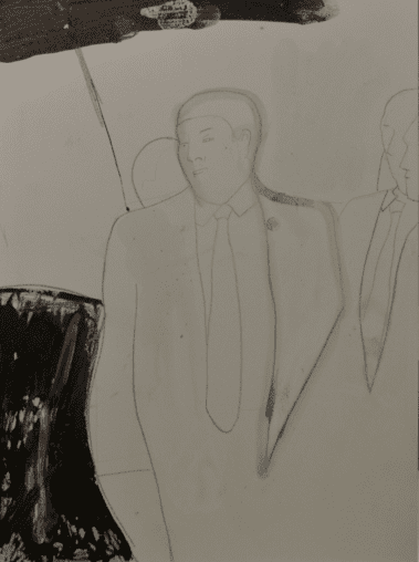 The Donald, 24 tekeningen op plaatmateriaal, 21 x 30 cm, Fort bij Asperen, 2018