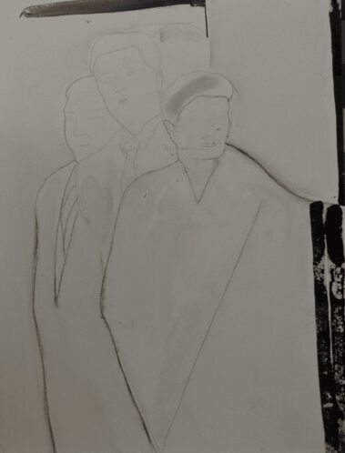 The Donald, 24 tekeningen op plaatmateriaal, 21 x 30 cm, Fort bij Asperen, 2018