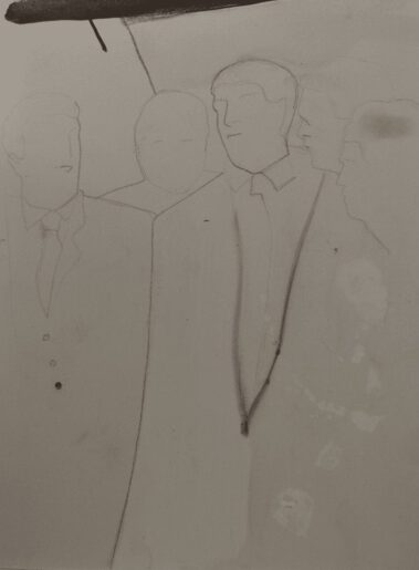 The Donald, 24 tekeningen op plaatmateriaal, 21 x 30 cm, Fort bij Asperen, 2018